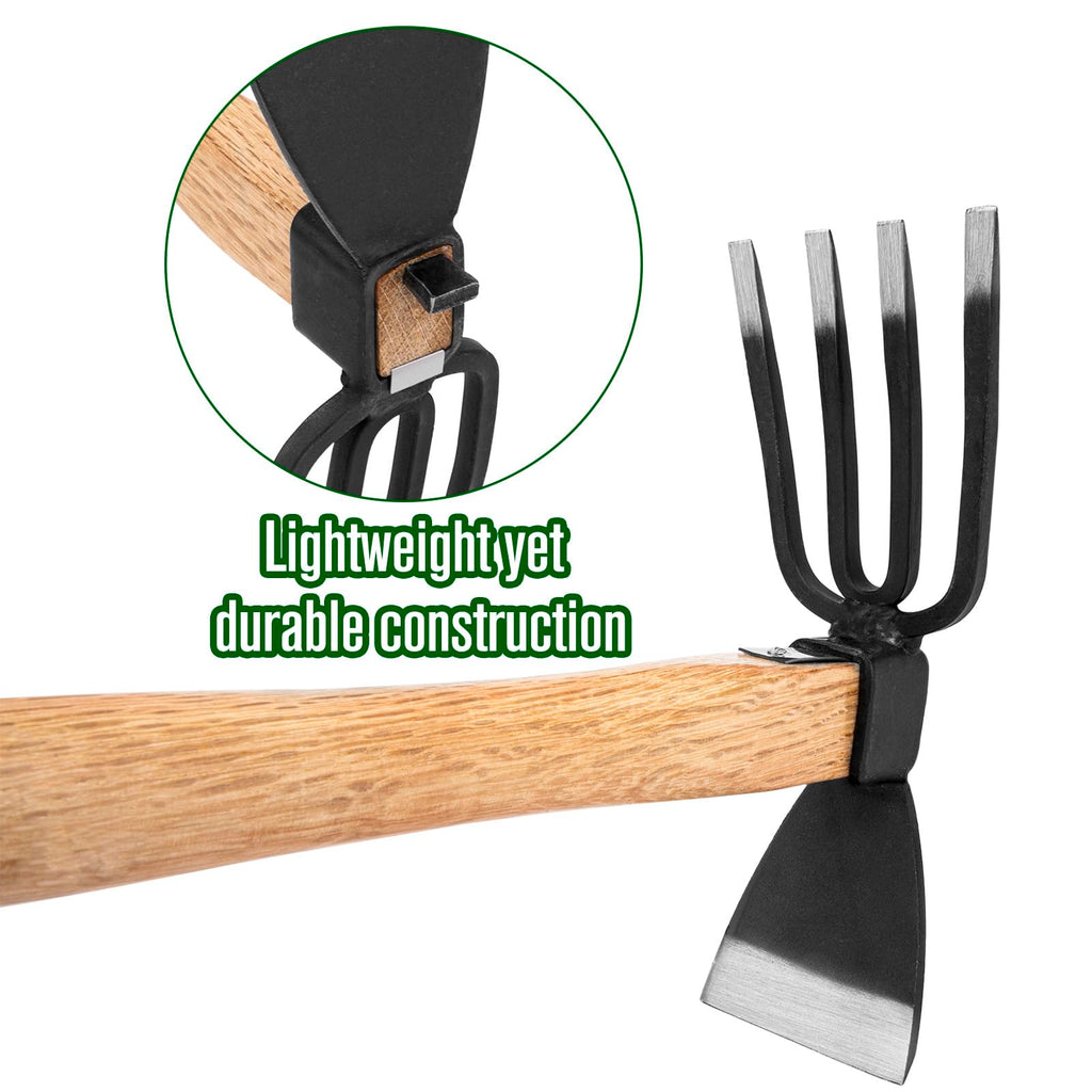 Hoe Garden Tool, Japanese Weeding Hoe - Hoe Cultivator 2 in 1 Hand Garden Tools for Gardening Planting
