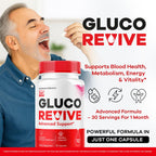 Gluco Revive - GlucoRevive, Gluco Revive Pills,GlucoRevive Support, GlucoRevive Capsules, Gluco Revived All Natural Premium Formula, Gluco Revive Pills Reviews, 30 Capsules for 1 Month