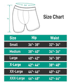 BEENIUBEE Incontinence Underwear for Men 150ML Absorbent Washable Reusable Heavy Flow Bladder Cotton Leak Proof Protective Boxer Briefs 5 Pack (Multicolor01, Large)