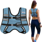 TB3C Weighted Vest Woman Men 12lb Weights with Reflective Stripe, Weighted vest for Women Workout Equipment for Strength Training Running