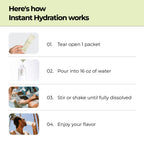 Instant Hydration Sugar Free Electrolytes Powder Packets - Lemon Lime Electrolyte Drink Mix & Travel Essentials - Post Workout Recovery, Brain Health, Muscle & Tissue Support - 20 Count