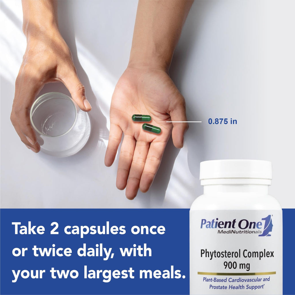 Patient One Phytosterol Complex 900 mg | Supplement to Support Heart Health and Healthy Lipid Metabolism* | with Plant Sterols | 90 Capsules