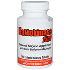 Naturally Vitamins Nattokinase Supplement 1500FU, Systemic Enzyme, Supports Healthy Blood Circulation, 120 Tablets