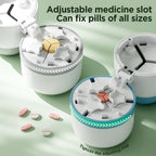 Pill Cutter - Pill Splitter for Small Pills with Stainless Steel Blade in one Third/Fourth, Suitable for Cuting Vitamins, Tablets (1-3 Grey New)