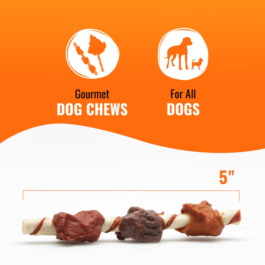 Good 'n' Fun Kabobs Long-Lasting Dog Treat Made With Real Protein, 48 oz
