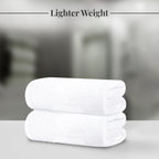 Tens Towels 4 Piece Extra Large Bath Towels 30 x 60 Inches, White