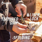 Gerber Gear Zilch Pocket Knife - 3.1" Plain Edge Blade Folding Knife - EDC Gear and Equipment - Coyote Brown