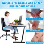 TITA-DONG Breathe Freely Fiber Material Bed Sore Cushions for Butt, Anti Bedsore Cushion, T Shaped Opening Triangular Slope Design Anti Decubitus Cushion for Elderly, Bedridden, Disabled