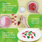 Thames & Kosmos Dinosaur Gummy Candy Lab, Tasty Labs STEM Experiment Kit, Make Your Own Dinosaur-Shaped Gummies, Explore Chemistry in Cooking, Safe to Eat, Ages 6+, Made in USA