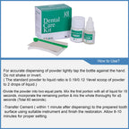 KI Zinc Oxide-Eugenol Dental Cement Kit for Crowns & Bridges Filling