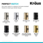 KRAUS Dishwasher Air Gap in Oil Rubbed Bronze, KAG-1ORB