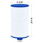 Cryspool® 2402 Filter Compatible with Watkins 303279, FC-2402, Free Flow and Lifesmart Hot Tub Filter, 1 1/2" Finer Thread Spa Filter Cartridge, 1 Pack
