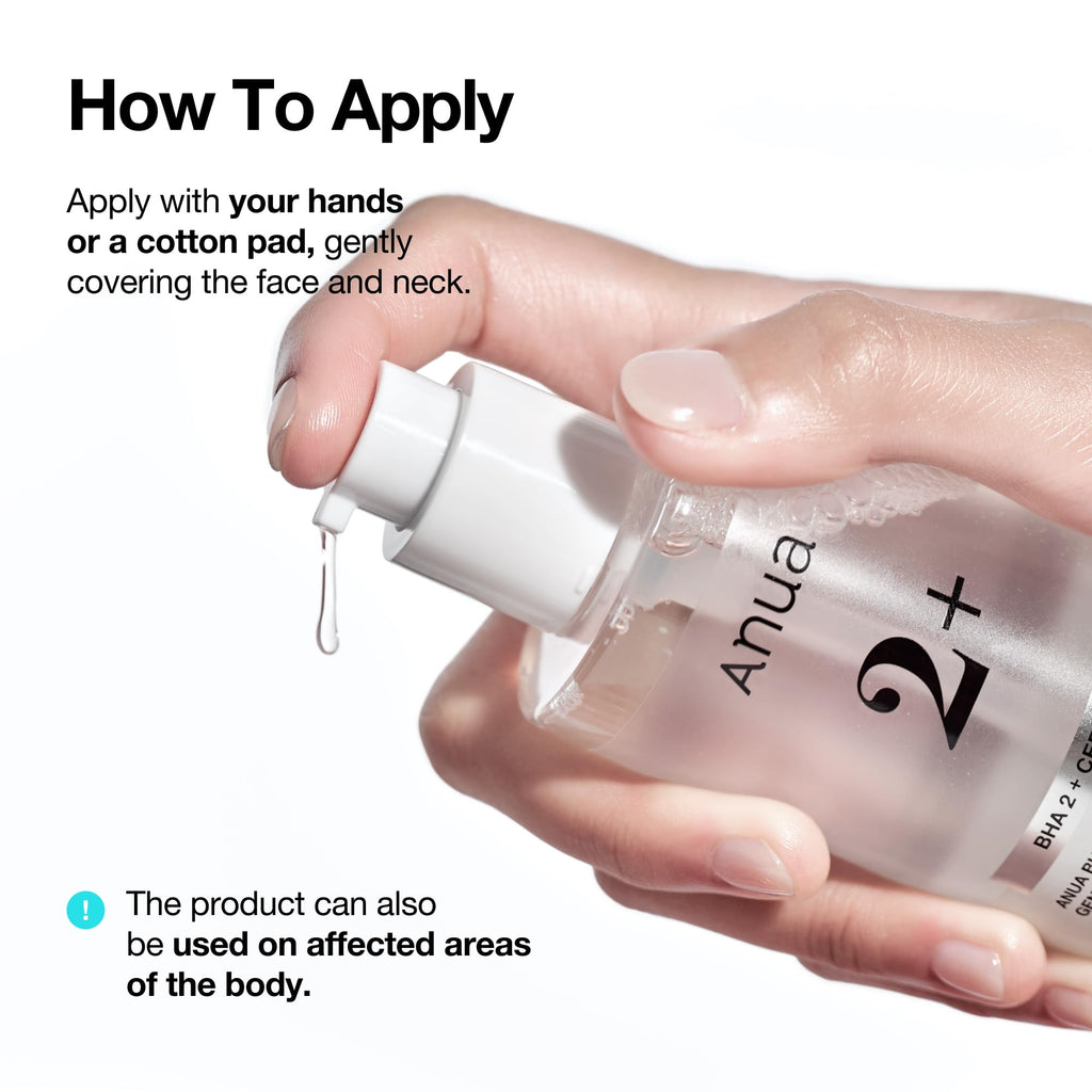 ANUA BHA 2% Gentle Exfoliating Toner, Mild Facial Exfoliant, Salicylic Acid for Pores and Sebum, Teatree Extract, Hyaluronic Acid, Ceramides (150ml / 5.07 fl.oz.)