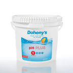 Doheny's pH Plus | Raise Your Swimming Pool pH Level | Pro-Grade Granular Soda Ash (Sodium Carbonate) | Proper pH Levels Protect Equipment & Prevent Eye and Skin Irritation | 25 LB Bucket