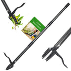 Lilyvane Weed Puller Tool, Stand Up Manual Weeder, Heavy Duty Garden Weeding Tool with 60 inch Long Handle,4 Claw Steel Head, Uprooting Dandelion Removal Gardening Tools for Lawn Grass Grabber