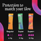 U by Kotex Click Compact Multipack Tampons, Regular/Super Absorbency, Unscented, 45 Count