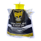 Raid Yellow Jacket, Wasp & Hornet Trap, 6 Pack, Disposable, Convenient, Hanging Fly Trap Bags with Food-Based Lure, No-Spray Outdoor Fly Traps Suitable Defense for Yards, Patios & Campsites