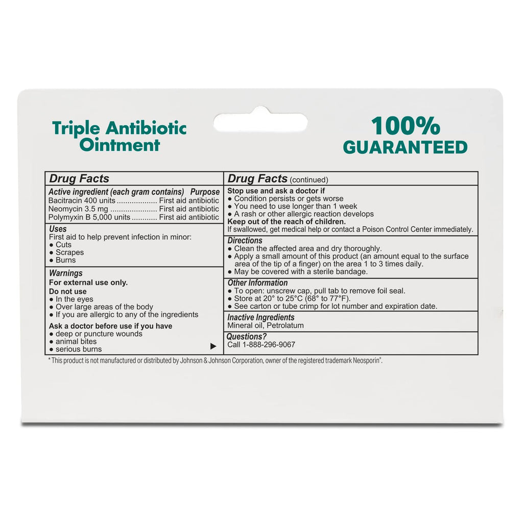 Globe Triple Antibiotic Ointment First Aid Care 1 oz, 4-Pack