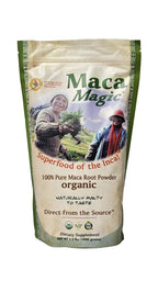 Maca Magic: 100% Organic Raw Powder (2.2 lbs) - Peruvian Premium Grade Superfood - Certified Organic - Vegan - Gluten Free- Perfect for Breakfast, Smoothies, Baking & Ice Cream