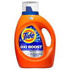 Tide Ultra Oxi Boost Liquid Laundry Detergent, 92 fl oz, 65 Loads, Advanced Stain Remover, Laundry Detergent Liquid with Extra Oxi Power