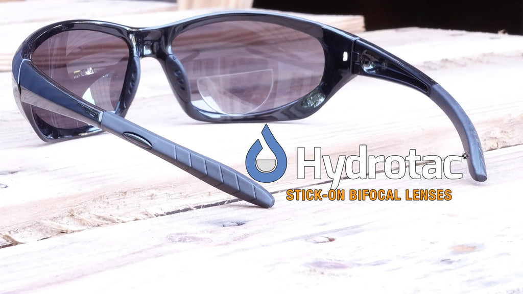 Calabria Hydrotac OPTX 20/20 Stick On BiFocal Lenses +1.75 Mens Womens Magnifying Bi-Focal Reusable Reader Adhesive Stickers