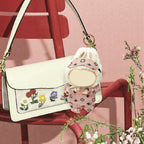 Clothes Compatible with LABUBU Doll - 3PCS Classic Set, 17cm Doll Clothes Designer Outfit for Cozy Night Theme, Stylish Luxury Pajama Accessories for Labubu, No Doll (Rosy Sleepwear Set)