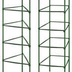 Coloch 100 Pcs Plant Stake Arms for Tomato Cage, 11.8” Expandable Plant Supports Trellis Connector with 2 Buckles for 11mm Diameter Plant Stake, for Climbing Plants, Tomato, Vegetable, Indoor&Outdoor