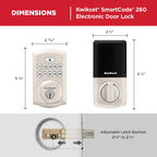 Kwikset SmartCode 260 Keyless Entry Electronic Keypad Deadbolt Door Lock