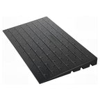 VEVOR 2.5" Rise Rubber Threshold Ramp, 3 Channels Cord Cover Door Ramp, No-Slip Surface, 2200 Lbs Load Capacity Rubber Ramp for for Home Doorways Driveways Curb Home Steps, 41.8" L x 24" W x 2.5" H