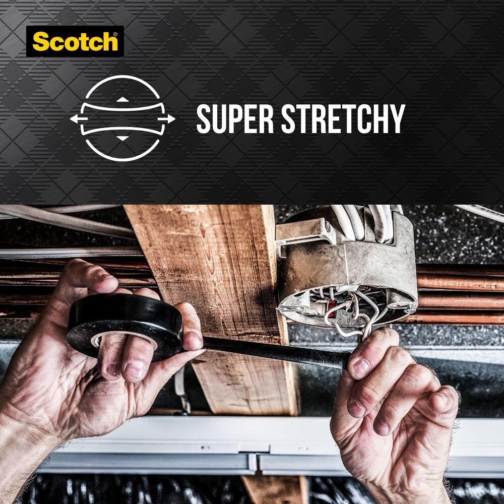 Scotch 700 Electrical Tape, 3/4 in x 66 ft