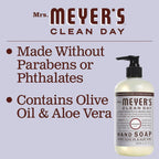 MRS. MEYER'S CLEAN DAY Hand Soap Refill, Made with Essential Oils, Lavender, 33 fl. oz - Pack of 6