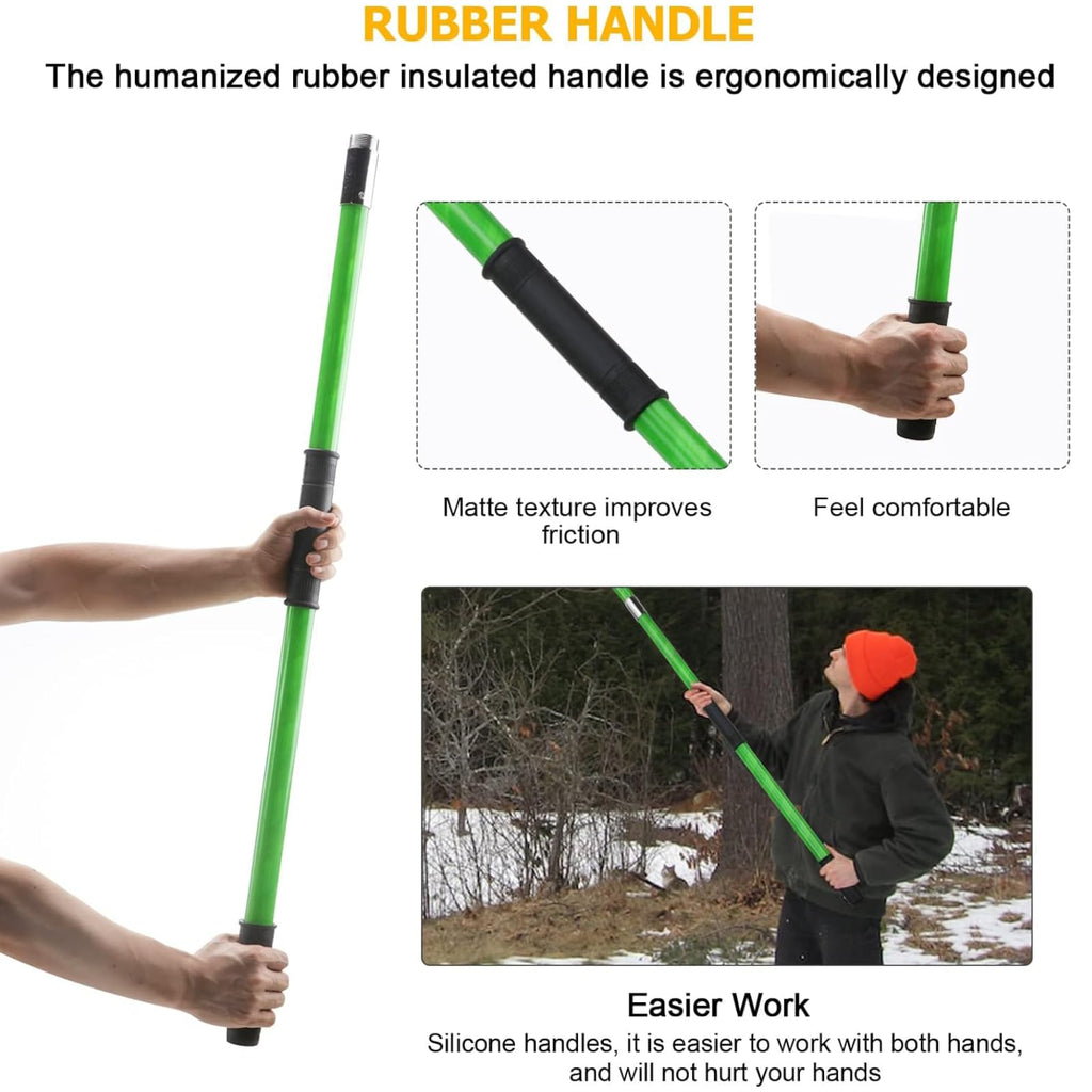 30 Feet Tree Pole Pruner Manual Branches Trimmer Tree Branch Garden Tools Loppers Hand Pole Saws Extendable Height