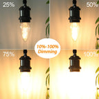 BRIMAX F15 8W Led Porch Light Bulb Outdoor,E26 Medium Base LED Post Bulb 75W-80W Equivalent,Dimmable 2700K Warm White with Wrinkle Glass,for Ceiling Fan and Lantern Lamp,4 Pack