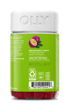 OLLY Daily Energy Gummy, Caffeine Free Cellular Energy Production,* Vitamin B12, CoQ10, Goji Berry, Adult Chewable Supplement, Tropical Passion Flavored, 60 Day Supply - 120 Count