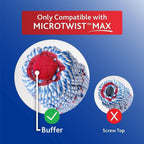 O-Cedar MicroTwist MAX Microfiber Mop with 2 MicroTwist MAX Refills and Lavender Floor Cleaning PACS (Variety Pack)