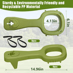 Tree Supports Young Trees, 4PC Tree Stake Stabilizer Kit for Leaning Tree