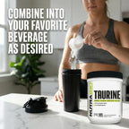 NutraBio Taurine Powder 500g | Pure Free-Form L-Taurine Amino Acid Supplement | Supports Cellular Health, Energy, and Wellness | Non-GMO, USP Grade