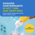 FROG StoMPS Non-Chlorine Shock Oxidizer for Hot Tubs and Swim Spas - 2 lb Bottle with TruDose Measuring Cap for Easy Maintenance & Treatment - 1 Pack