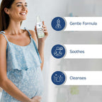 Aloe Soft Perineal Spray - Pack of 2 8 oz Rinse Free Perineum Wash - Cleanses and Soothes - Made with Aloe Vera Extract