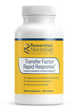 Researched Nutritionals Transfer Factor Rapid Response Immune Support Supplement - Colostrum Blend with Beta Glucan, IP-6 & Lactoferrin, Fast-Acting Innate & Adaptive Immune Modulation (120 Capsules)