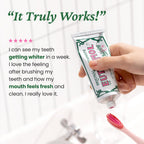 EUTHYMOL Whitening Toothpaste (3.7fl oz*2, Pack of 2) - Stain Removal in 2 Weeks, Long-Lasting Freshness for Sensitive Gum & Teeth. Bad Breath, Cavity Prevention. Recyclable Aluminum Tube