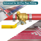 LOKMAN 50 Pack 1 Inch PEX Cinch Clamps, Stainless Steel Cinch Crimp Rings Pinch Clamps for PEX Tubing Pipe Fitting Connections (1 Inch)
