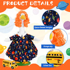 JcHrmers Back to School Porch Goose Outfits Teacher Goose Outfits Halloween Lawn Goose Clothes Fits 23" Cement Plastic Goose Statue for School Classroom Outdoor Garden Lawn Yard Patio Decor