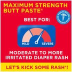 Boudreaux's Butt Paste Maximum Strength Diaper Rash Cream, Ointment | For Baby | 4 oz Tube | Pack of 3