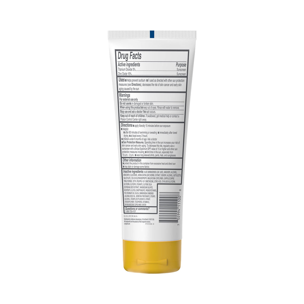 CETAPHIL Sheer Mineral Sunscreen Lotion for Face & Body, 3 fl oz, 100% Mineral UVA/UVB Filters: Zinc Oxide & Titanium Dioxide, Broad Spectrum SPF 30, For Sensitive Skin