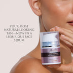 Loving Tan NEW 2 Hr Express Face Tanning Serum, Medium - Hydrating, Natural-Looking Glow Sunless Self Tanner, Dermatologist Tested, Lightweight, Naturally Derived DHA, Vegan & Cruelty-Free - 1 fl oz