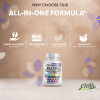 Clean Nutra Wild Yam Root Capsules with Red Clover Black Cohosh Evening Primrose Oil Chasteberry Dong Quai DIM Ashwagandha Grape Seed Extract Milk Thistle Lemon Balm and more Hormone Balance For Women