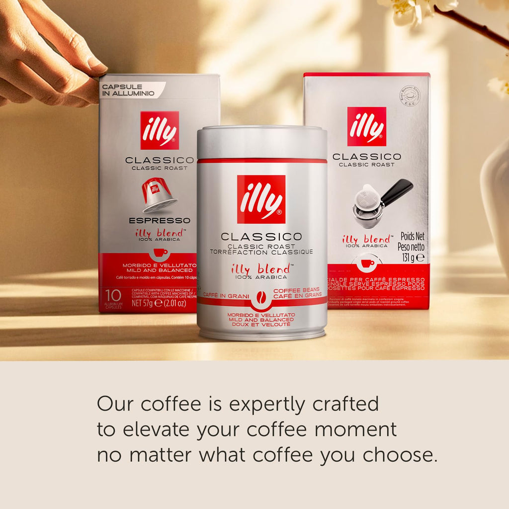 illy Coffee K Cup Pods, Classico Medium Roast, 32 Count, 1 Pack