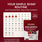 Vivikig Lumin Hair Growth Gummies – Daily Hair Nourishment with Biotin, Collagen & Botanical Extracts – Supports Thicker, Stronger & Healthier-Looking Hair – Mixed Berry Flavor, 60 Gummies (1)