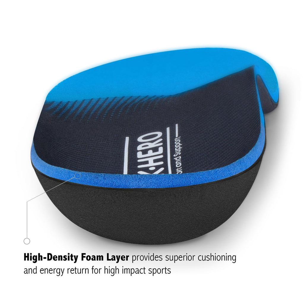 WalkHero Arch Support Inserts for Women Men, Relieve Plantar Fasciitis